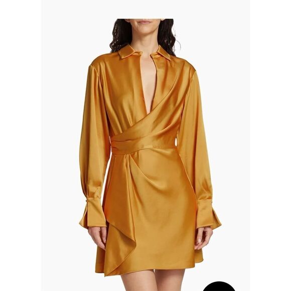 Jonathan Simkhai Dresses & Skirts - SIMKHAI
Talit Draped Knee-Length Surplice Dress size 6